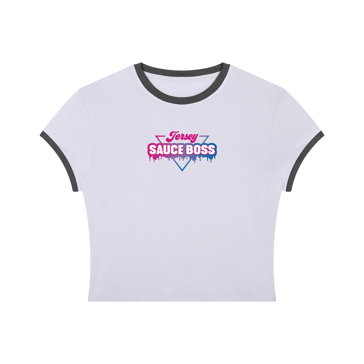 Jersey Sauce Boss Women's Slim Color Block T-Shirt