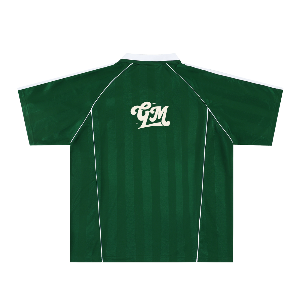 Glass Meadows Shadow Stripe Collared Soccer Jersey