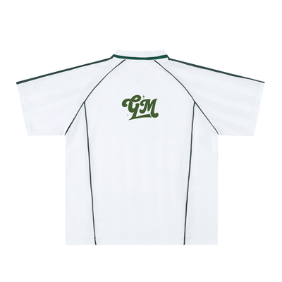 Glass Meadows Shadow Stripe Collared Soccer Jersey