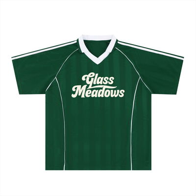 Glass Meadows Shadow Stripe Collared Soccer Jersey