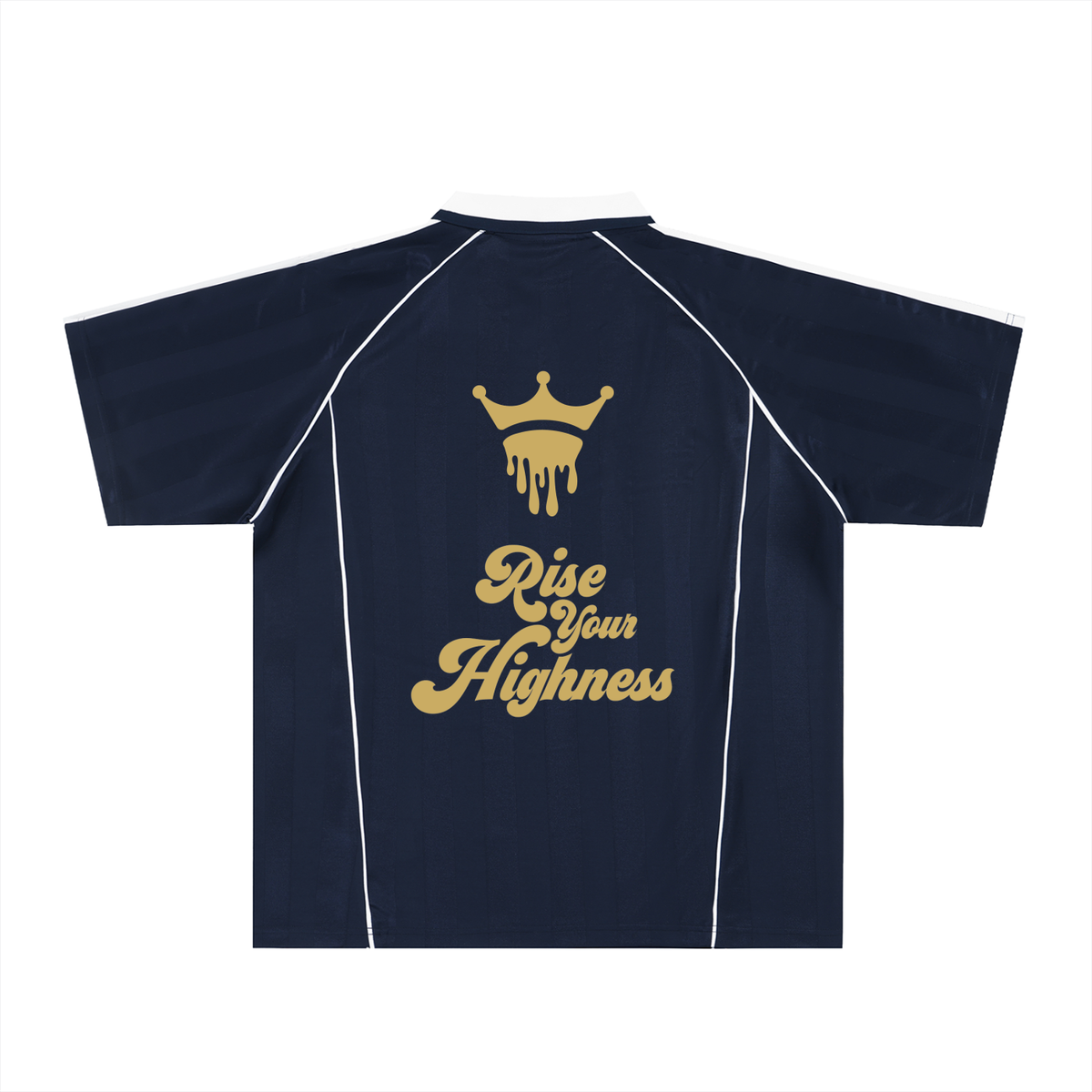 Rosin King Shadow Stripe Collared Soccer Jersey