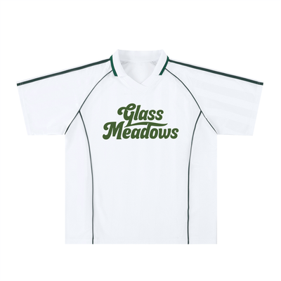 Glass Meadows Shadow Stripe Collared Soccer Jersey