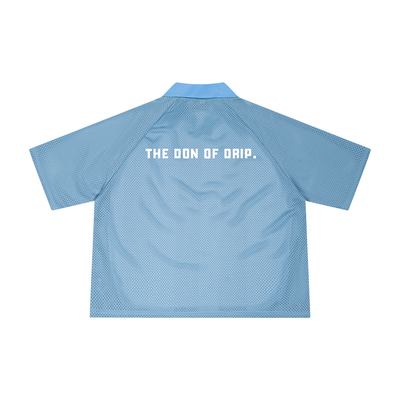 Jersey Sauce Boss Unisex Striped Mesh Boxy Soccer Jersey